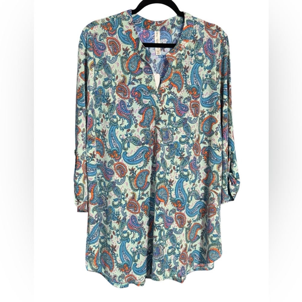 Dear Scarlett Mint Green Quarter Sleeve Lizzy NWT Sizes XL-3X